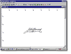 Resize and/or reorient signatures